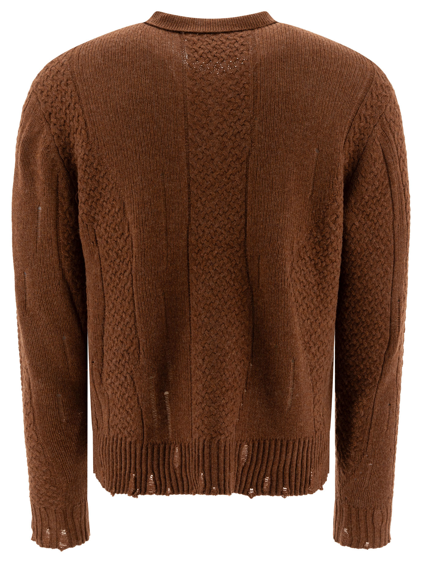 STOCKHOLM SURFBOARD CLUB Brown Broke cardigan